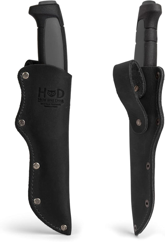 Thick Sheath for Mora Knife with Belt Loop, Knife Sheath, Rustic Holster, Camping Accessory, Tactical Case, Full Grain Leather, Handmade