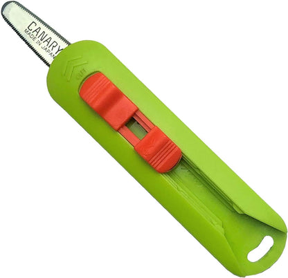 Box Cutter Retractable Blade, Safety Corrugated Cardboard Cutter Knife [Non-Stick Fluorine Coating Blade], Made in JAPAN, Green (DC-30F-1)