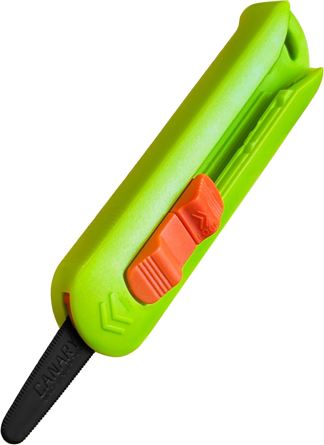 Box Cutter Retractable Blade, Safety Corrugated Cardboard Cutter Knife [Non-Stick Fluorine Coating Blade], Made in JAPAN, Green (DC-30F-1)