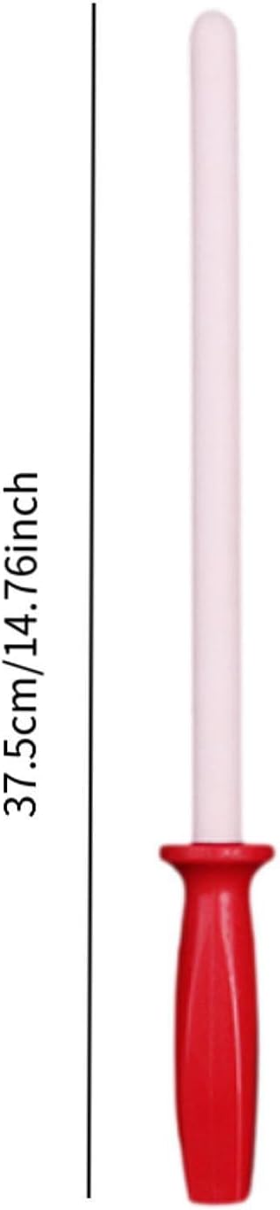 Sharpeners Bar Kitchen Knife Sharpening Rod Ceramic Grinding Honing Tool Non Slip Handle Suitable for Home Knife Maintenance, 37.5cm