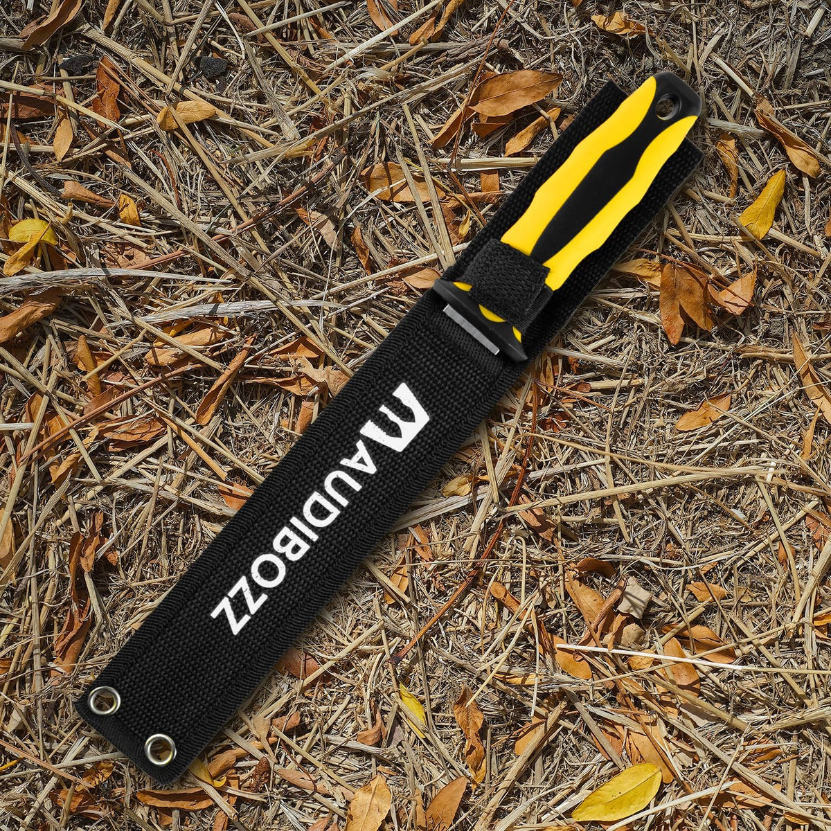 Insulation Knife - Sod Cutter Knife: stainless steel 11.14-Inch sharp blade, double side utility Lawn Repair Saw with Nylon Sheath