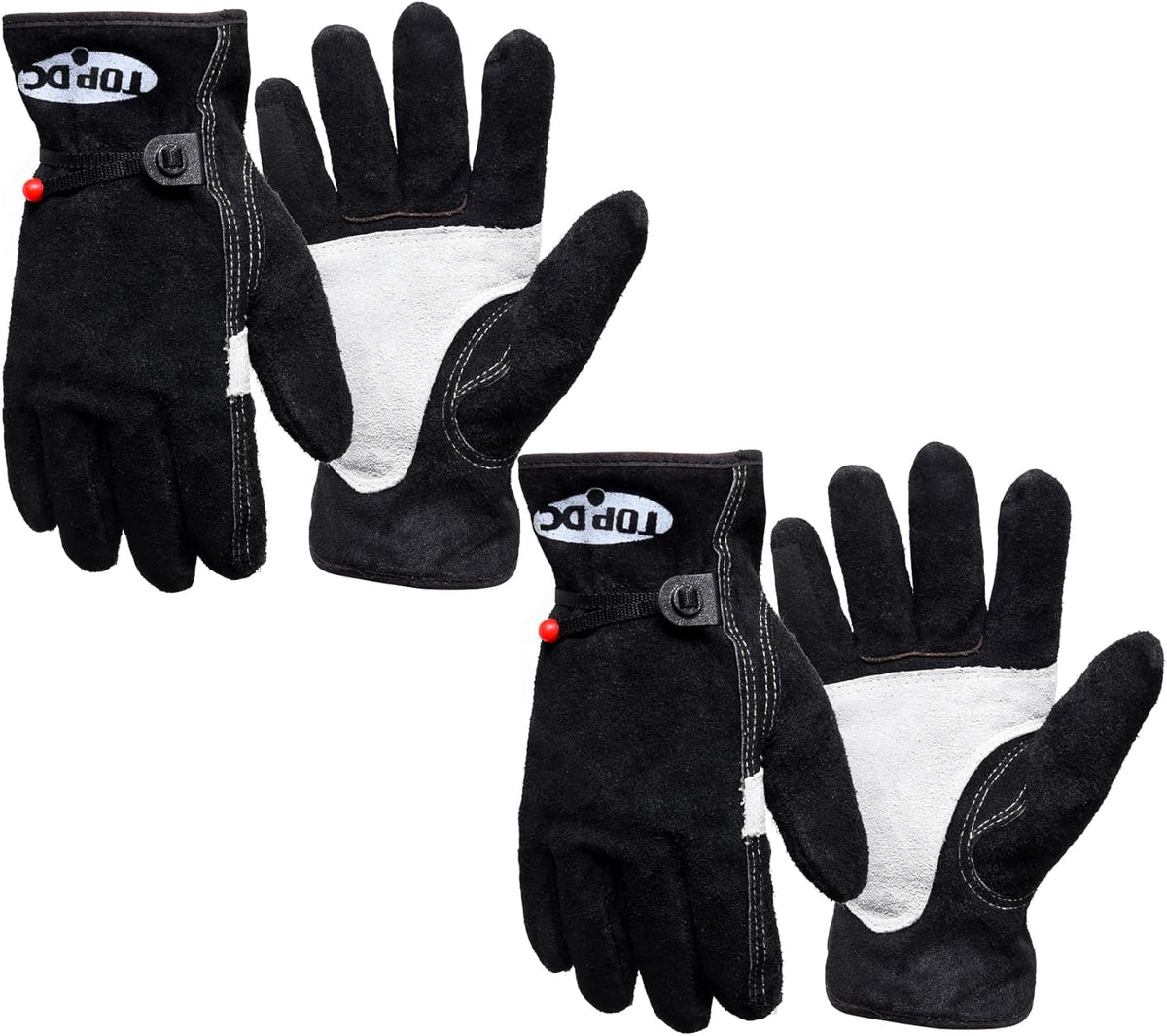 Welding Gloves 16-Inch 932°F Heat Resistant Leather for MIG, Stick | Foil Layer, 1.2 mm Cowhide, Kevlar Stitching and Cotton Lining; Cuff Protects Forearms for Fireplace, Grill and Stove Use