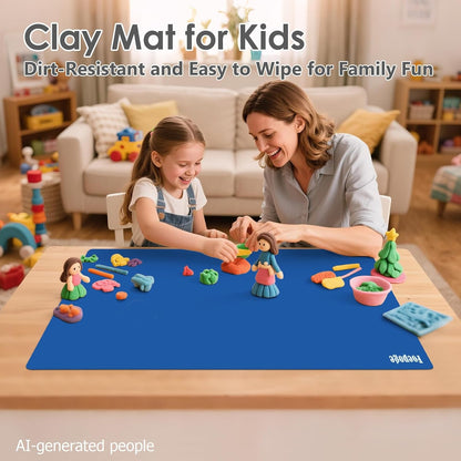 36.2" x 24" Extra Large Silicone Mat for Epoxy Resin, Nonstick Silicon Mats for Crafts Jewelry Casting, Non-Slip Kitchen Table Placemats for Countertop Protector Heat Resistant , Black