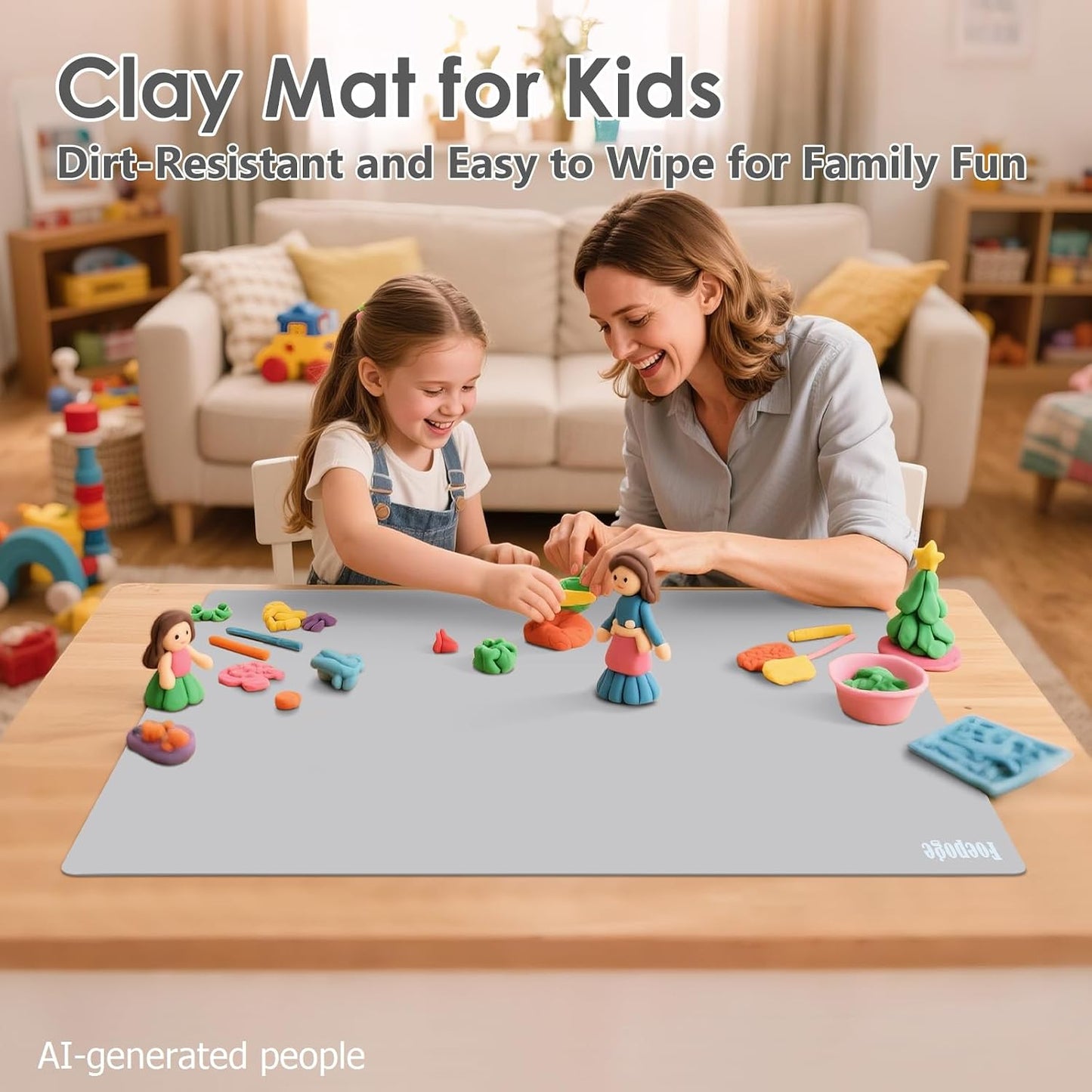 36.2" x 24" Extra Large Silicone Mat for Epoxy Resin, Nonstick Silicon Mats for Crafts Jewelry Casting, Non-Slip Kitchen Table Placemats for Countertop Protector Heat Resistant , Black