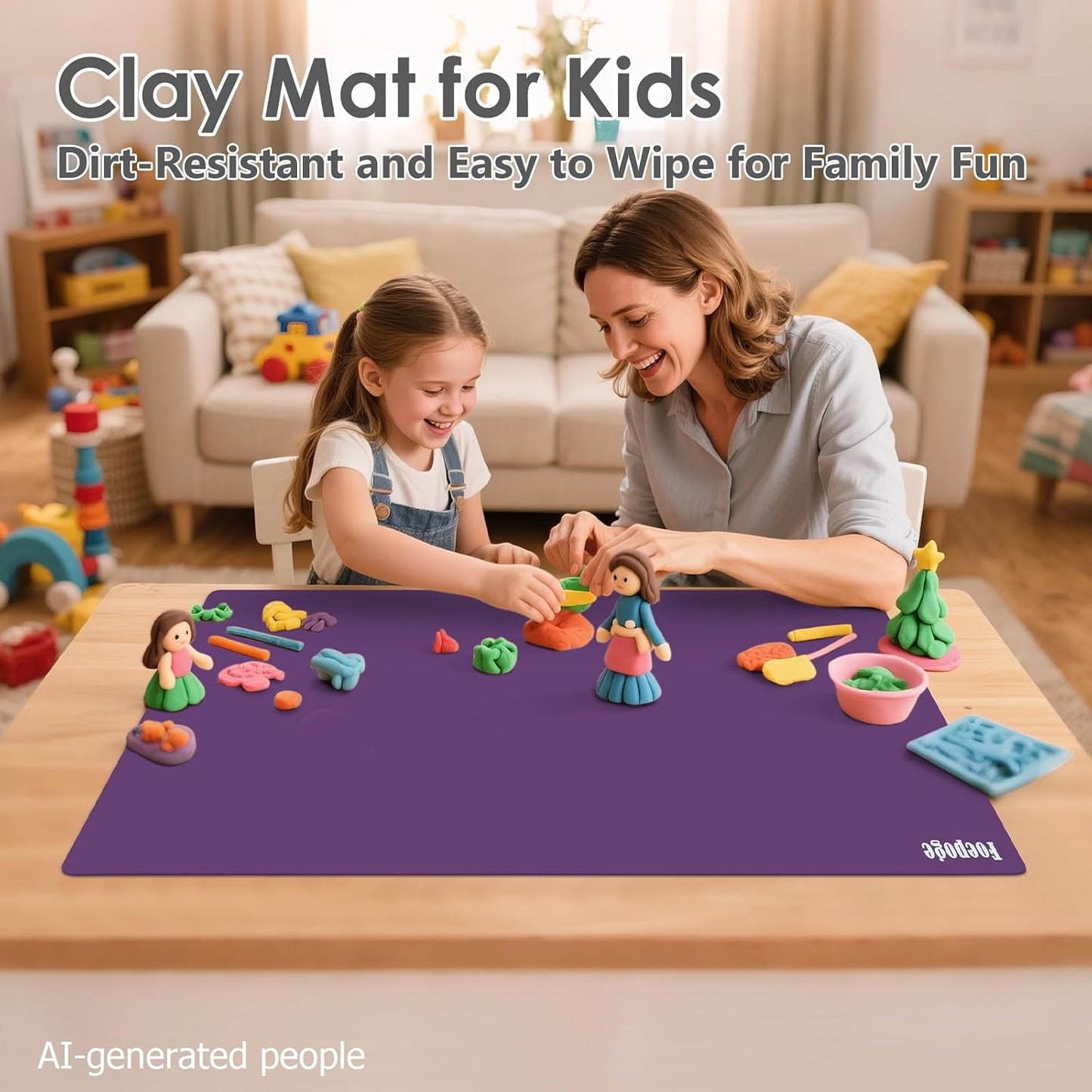 36.2" x 24" Extra Large Silicone Mat for Epoxy Resin, Nonstick Silicon Mats for Crafts Jewelry Casting, Non-Slip Kitchen Table Placemats for Countertop Protector Heat Resistant , Black