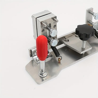 Belt Grinder Knife Jig, Fixed Angle Jig, Manual Sharpener Holder, Sharpening Locator Knife Making Tools for Belt Sander Belt Machine
