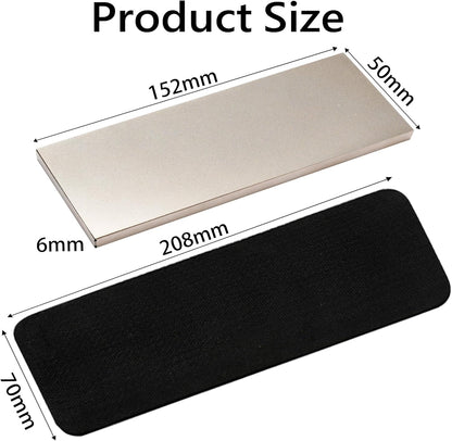 Diamond Sharpening Stone 600 Grit - Knife Sharpener Whetstone for Knives, Tools & Hunting Blades with Non-slip mat (6 x 2Inch)
