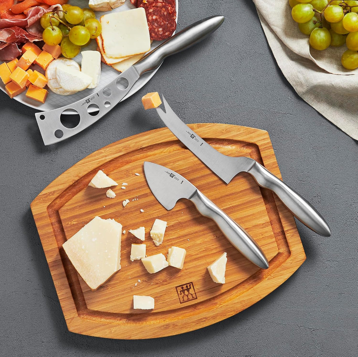 Collection 3-pc Cheese Knife Set for Charcuterie Board, Gift Set
