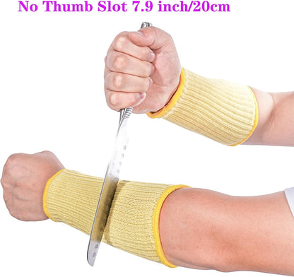 Cut Resistant Arm Sleeves,Heat Resistant,Flame retardant Arm Protectors, for Thin Skin and Bruising