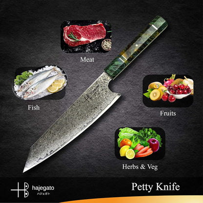 Damascus Chef Knife Kiritsuke Unique One Of Kind Handle Professional 8 Inch Japanese Chefs Kitchen Knife Vg10 67 Layers Damascus Steel Knive with Sheath