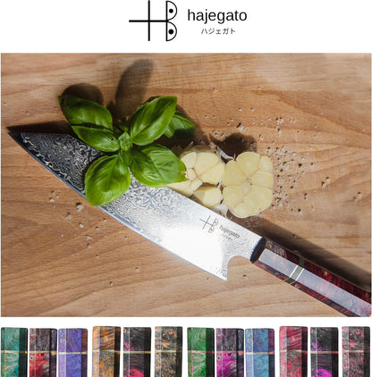 Damascus Chef Knife Kiritsuke Unique One Of Kind Handle Professional 8 Inch Japanese Chefs Kitchen Knife Vg10 67 Layers Damascus Steel Knive with Sheath