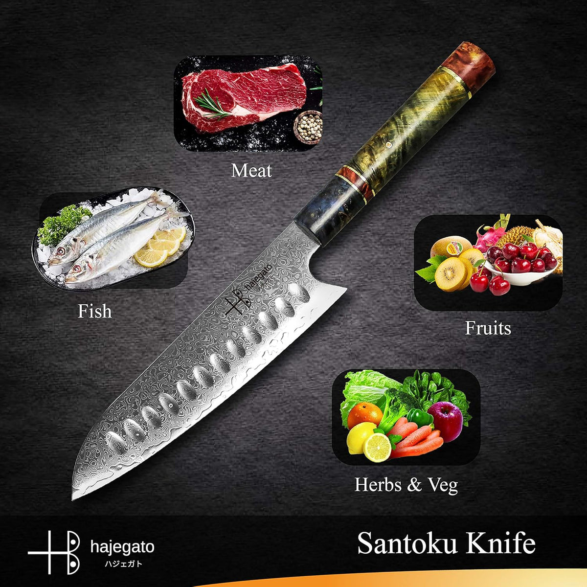 Damascus Chef Knife Kiritsuke Unique One Of Kind Handle Professional 8 Inch Japanese Chefs Kitchen Knife Vg10 67 Layers Damascus Steel Knive with Sheath
