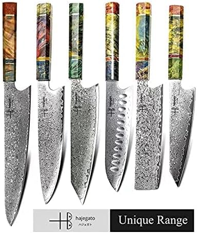Damascus Chef Knife Kiritsuke Unique One Of Kind Handle Professional 8 Inch Japanese Chefs Kitchen Knife Vg10 67 Layers Damascus Steel Knive with Sheath