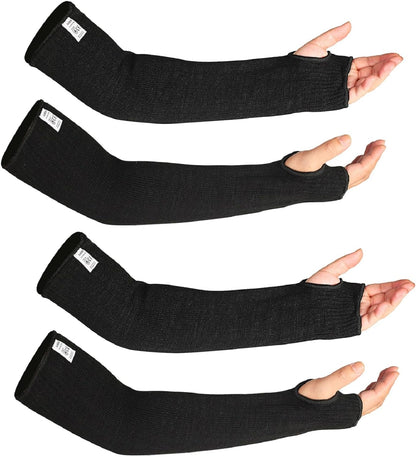 Kevlar Heat Resistant Sleeves, 19 Inch Long with Thumb Hole | Safety Anti-heat Arm Guards, For Kitchen, Gardening, Mechanic, Polish and Car Fixing Work