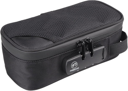 Smell Proof Case with Lock, Odor Proof Bag Containers Case Pouch for Travel Storage (Grey, 8x4x2.75 Inch)