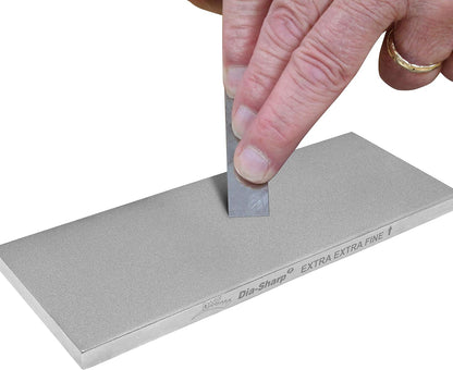 DMT D8EE Dia-Sharp Diamond Knife Sharpener, Extra Extra Fine Diamond Sharpening Stone, 8-Inch, Beige