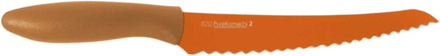 USA Pure Komachi 2 Series Bread Knife, Brown, Model Number: AB5062