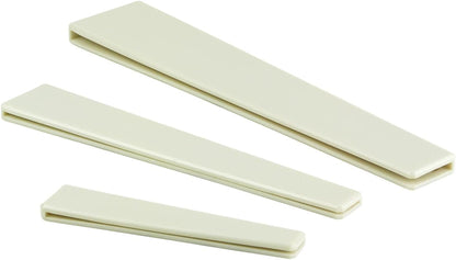 Hutzler Kitchen Knife Edge Guards, Set of 3 Knife Blade Protectors, Fits 4, 6, and 8-inch Blades (Black)