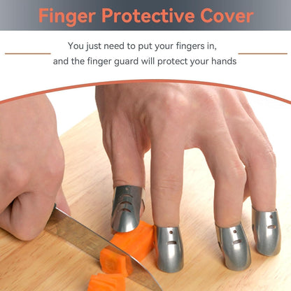 Finger Guard, 8PCS Finger Protector Knife Cutting Protector Finger Nail Protector Finger Kitchen Tool Hand Guard Finger Protector
