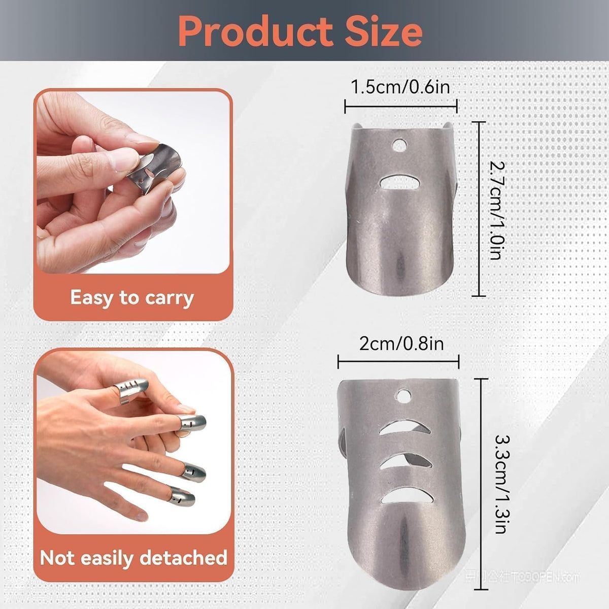 Finger Guard, 8PCS Finger Protector Knife Cutting Protector Finger Nail Protector Finger Kitchen Tool Hand Guard Finger Protector