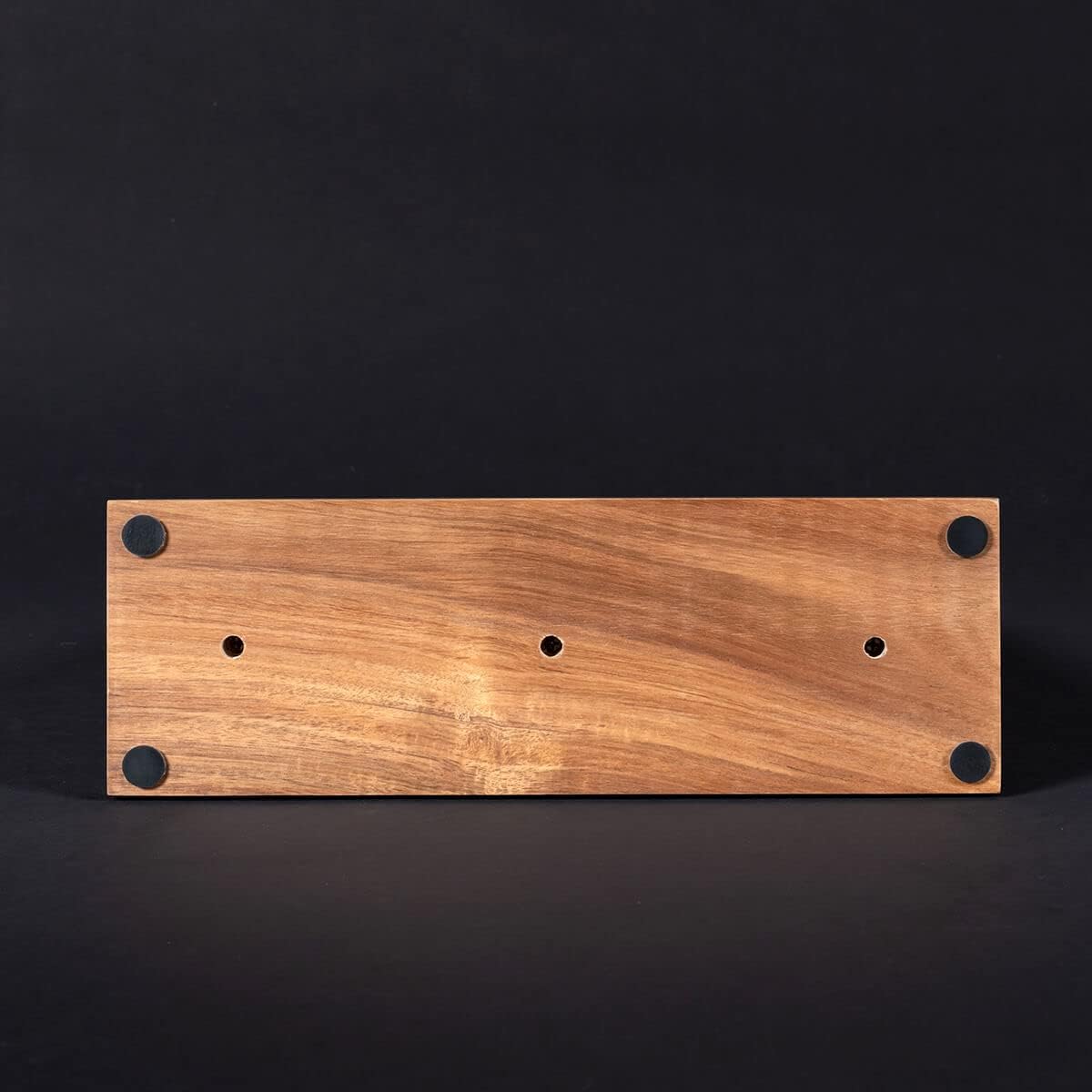 SENKEN Natural Acacia Hardwood Magnetic Knife Block - Double Sided Ultra Strong Neodymium Magnets - Knife Holder for 16 Knives (Acacia Hardwood)