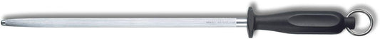 Round Finecut Butcher Sharpening Steel, Black/Silver, 30 x 5 x 5 cm