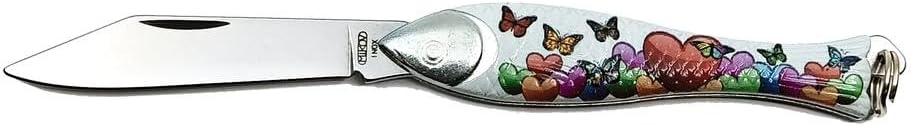 Classic Silver Fish Knife - Iconic Small Pocket Knife for EDC - 420 Stainless Steel Blade - Durable utility keychain knife - Original Czech Rybicka
