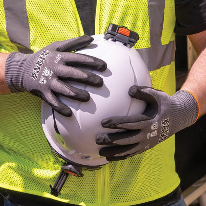 60590 Work Gloves, Knit Dipped Cut Resistant ANSI A4 Nitrile Coated Gloves, HPPE Fabric, Touchscreen Capable, X-Large, 2-Pair