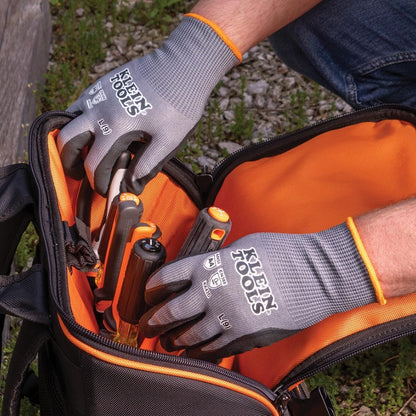 60590 Work Gloves, Knit Dipped Cut Resistant ANSI A4 Nitrile Coated Gloves, HPPE Fabric, Touchscreen Capable, X-Large, 2-Pair