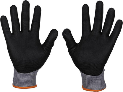 60590 Work Gloves, Knit Dipped Cut Resistant ANSI A4 Nitrile Coated Gloves, HPPE Fabric, Touchscreen Capable, X-Large, 2-Pair