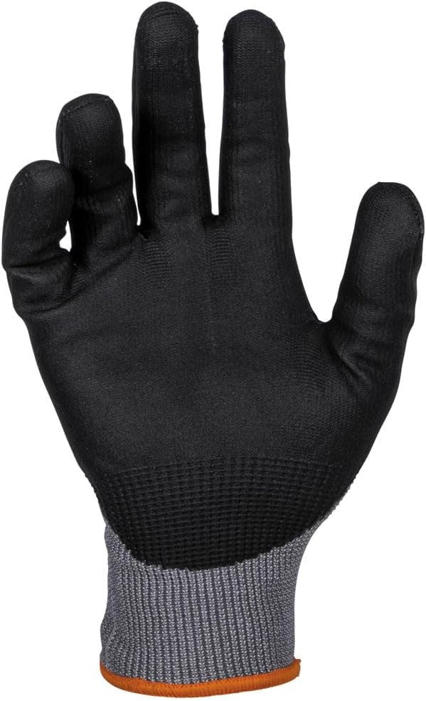 60590 Work Gloves, Knit Dipped Cut Resistant ANSI A4 Nitrile Coated Gloves, HPPE Fabric, Touchscreen Capable, X-Large, 2-Pair