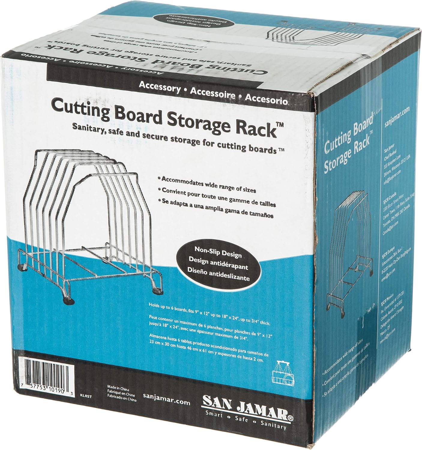 Cutting Board Rack,10.7 in L,11.02 in H KLRST - 1 Each