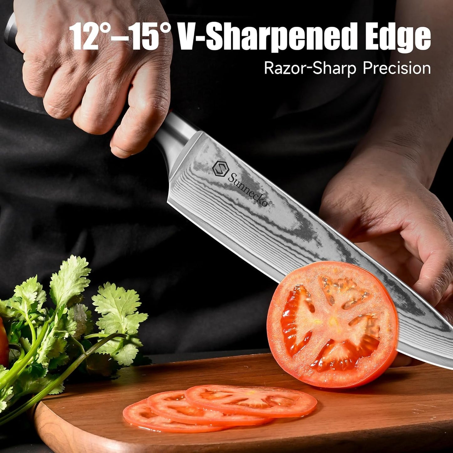 Damascus Paring Knife,Japanese VG10 Core Steel Damascus Fruit Knife,Professional Razor Sharp Small Kitchen Knives with Knives Sharpner