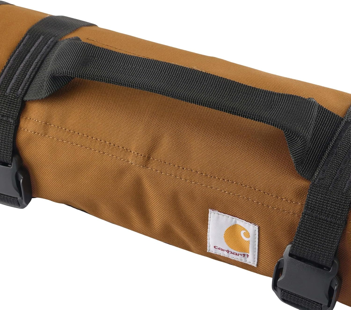 Utility Roll Organizer, Durable, Water-Resistant Tool Roll, Brown, 18 Pocket