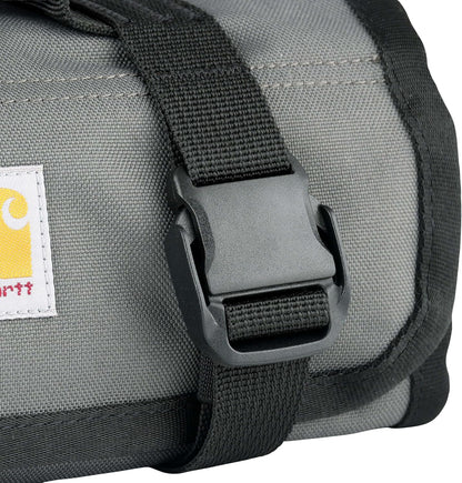 Utility Roll Organizer, Durable, Water-Resistant Tool Roll, Brown, 18 Pocket
