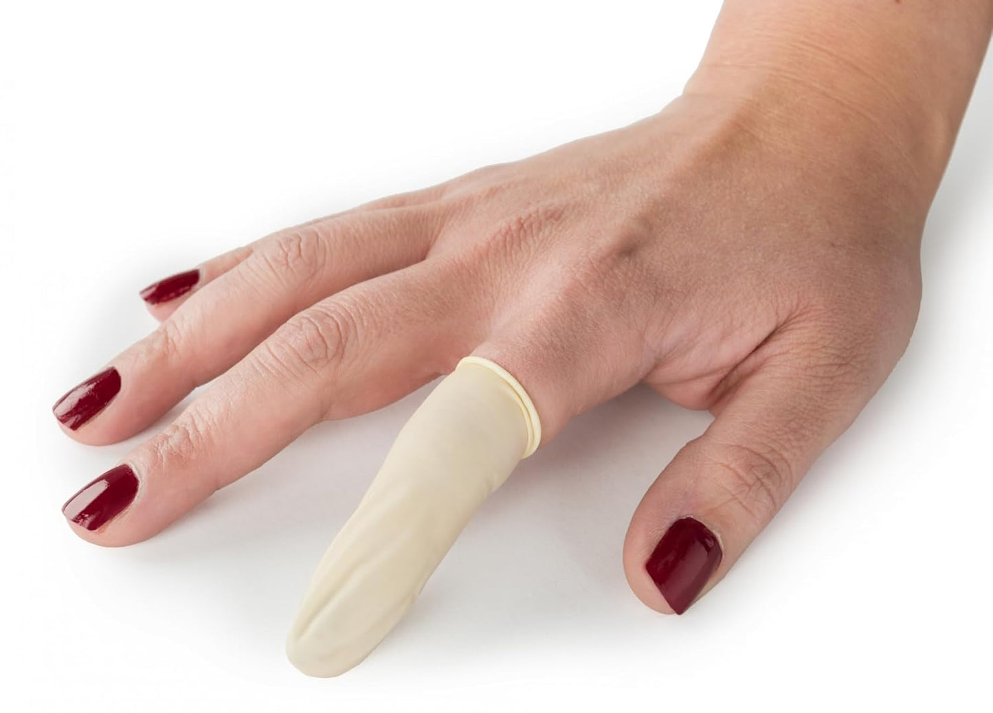 3908 L Grafco Latex Finger Cots, Large, 144 count (Pack of 1)