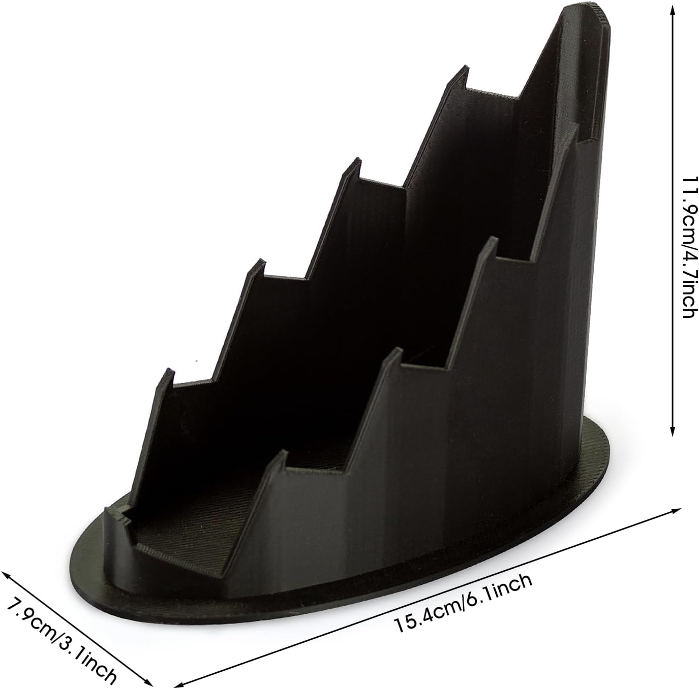 Knife Display Stand for Collections - Pocket Knife Display Case Holder Storage Rack Holds 5 Pocket Knives - Knife Enthusiast Collectibles for Display Gifts