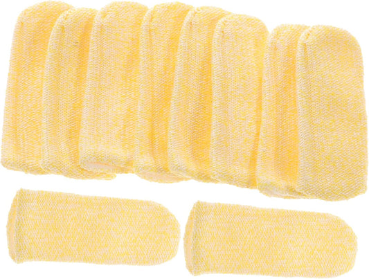 10pcs Cut Resistant Finger Cot Protectors Kitchen Carving Gardening DIY Crafts and More Durable Elastic Design for Enhanced Finger Safety