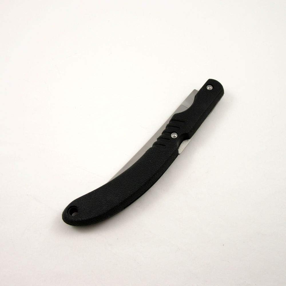 SZCO Supplies 12.5"" Folding Sport Fish Fileting Knife, Black (210815)
