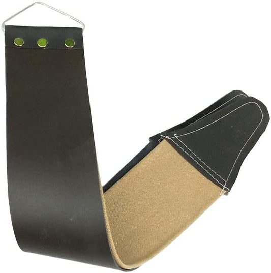 2 Pack Straight Razor Strop Leather Sharpening Strap Sharp Edge Blade Sharpener Strops for Barber Straight Edge Razors Shaving Knife Folding Knife Pocket Knives Starter Beginners