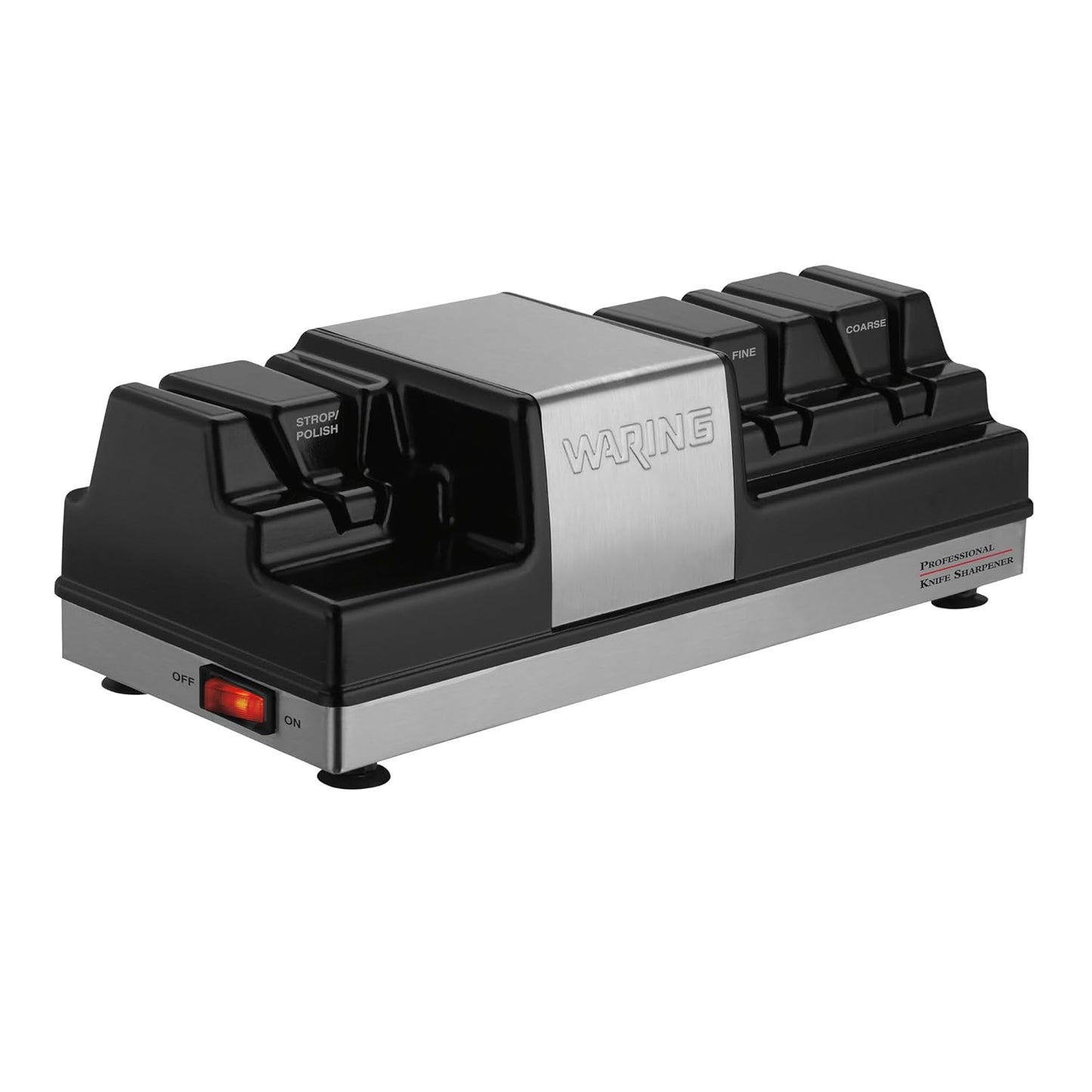 Waring Commercial Professional Knife Sharpener with 3 Stations, NSF Approved