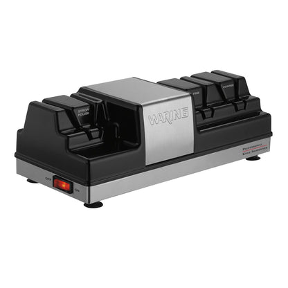 Waring Commercial Professional Knife Sharpener with 3 Stations, NSF Approved