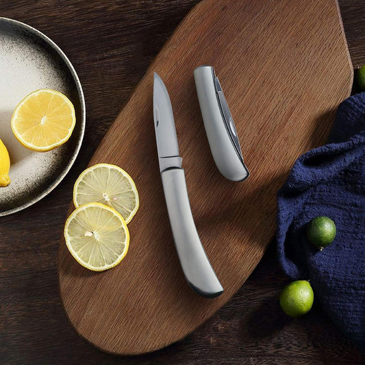Paring Knife, All Steel Foldable Fruit Knife (3 Pieces) | All Steel Handle, Fruit Knife Small of Exquisite,small and Easy to Carry,suitable for Most Types of Vegetables and Fruits