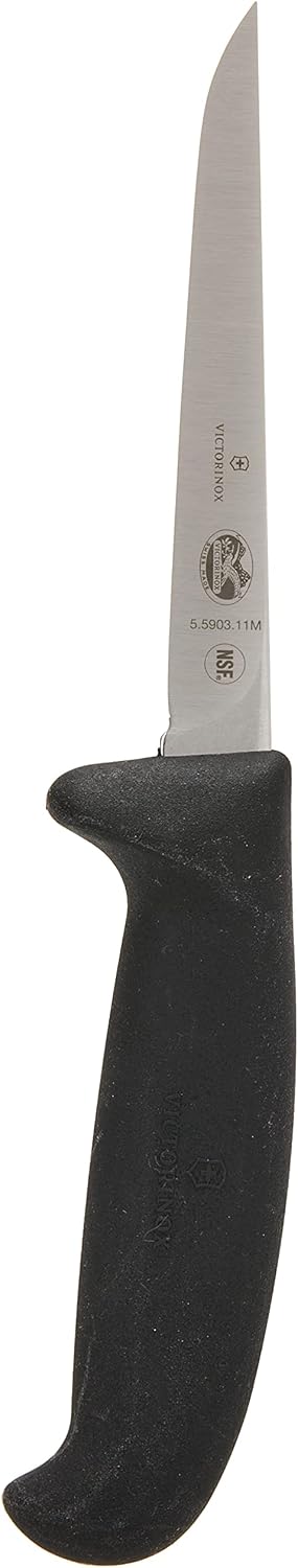 Poultry 4.50" Boning Knife with Fibrox Pro Handle, Medium, Black