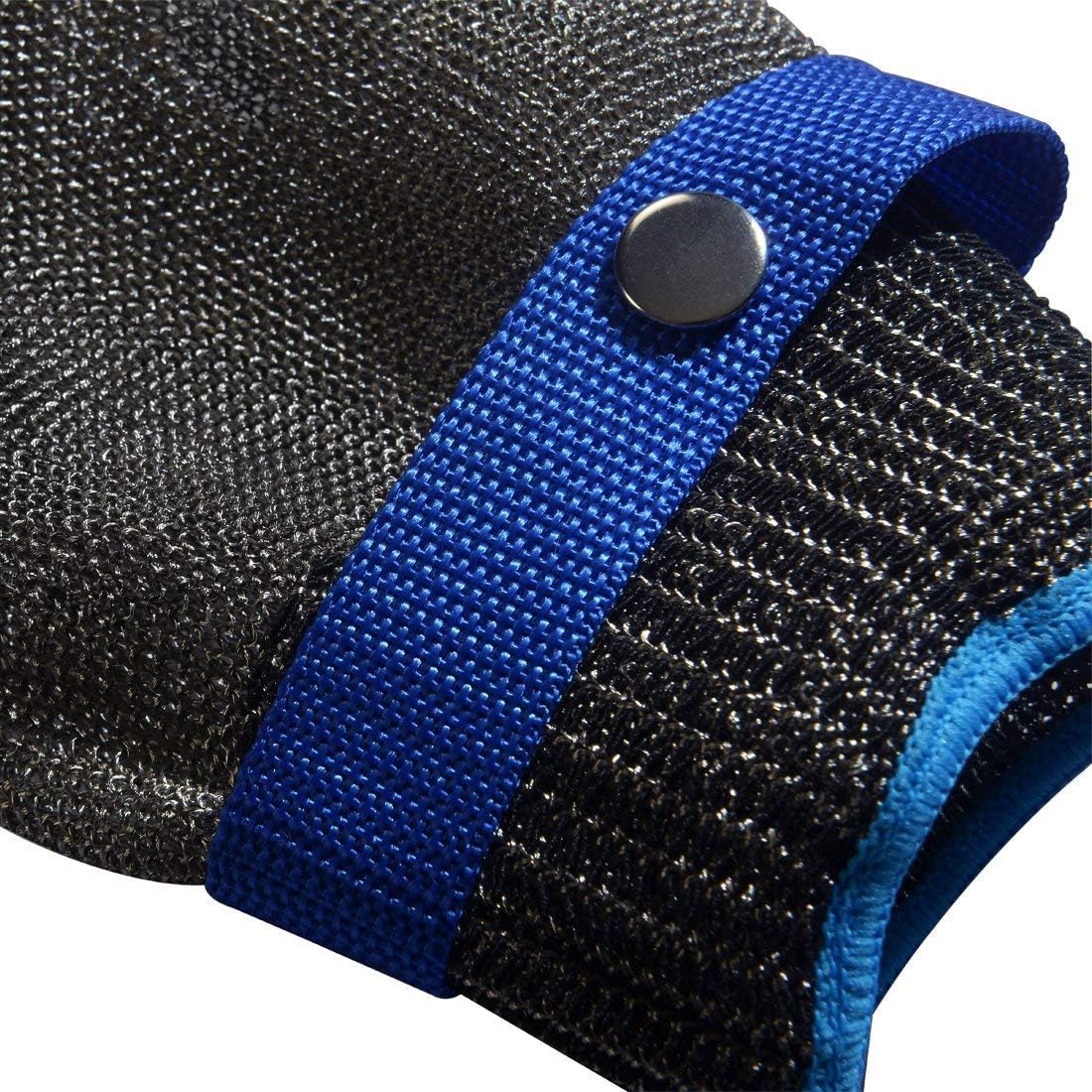 Cut Resistant Stainless Steel Gloves, Grade Level 5 Protection,Comfortable Safety Kitchen Cut Gloves for Multiple Uses (L)
