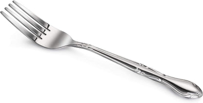 Rose Pattern Stainless Steel Oyster Fork, 5.8-Inch, Set of 12, Commercial Grade