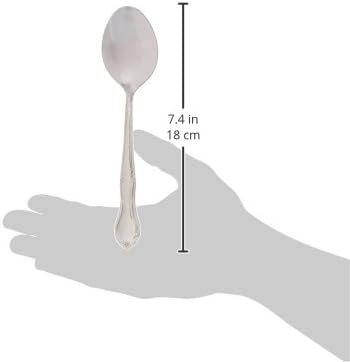 Rose Pattern Stainless Steel Oyster Fork, 5.8-Inch, Set of 12, Commercial Grade
