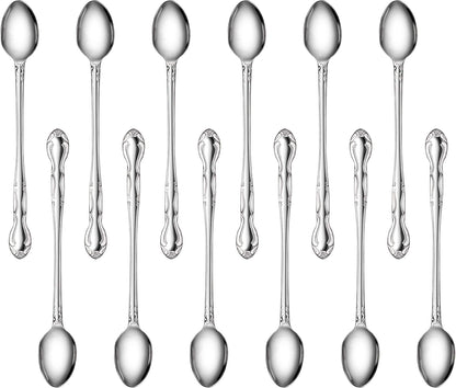Rose Pattern Stainless Steel Oyster Fork, 5.8-Inch, Set of 12, Commercial Grade