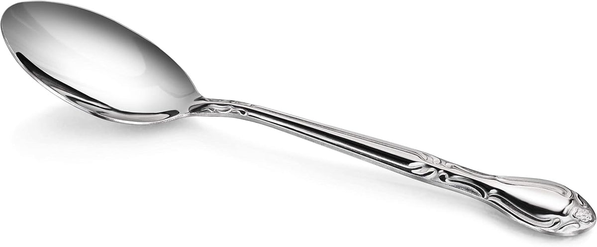 Rose Pattern Stainless Steel Oyster Fork, 5.8-Inch, Set of 12, Commercial Grade