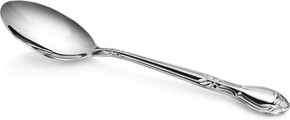 Rose Pattern Stainless Steel Oyster Fork, 5.8-Inch, Set of 12, Commercial Grade